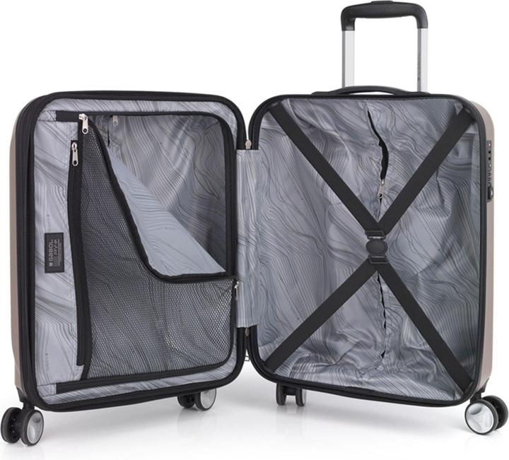 Actual product image Gabol Ocean 4-wheel cabin trolley 55 cm with stretch fold (42 l, Hand luggage (up to 50 litres))