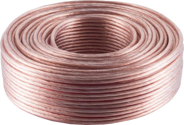 Produktbild Shiverpeaks BLANKO Lautsprecherkabel CCA 50 Meter klar 2 x 0,75 mm2 (50 m, 0.75 mm²)