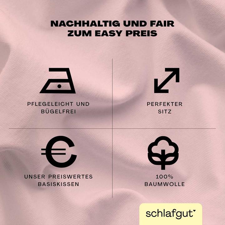 Produktbild schlafgut Easy Jersey (Duvetbezug, 80 x 80 cm)
