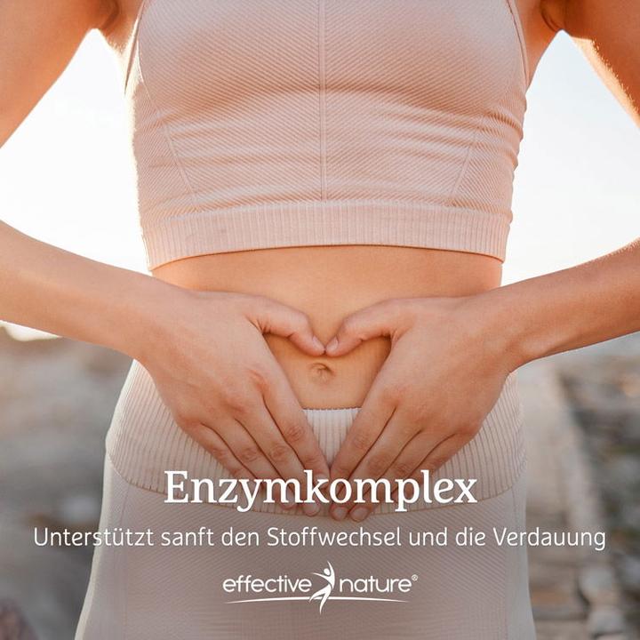 Image du produit Effective Nature Complexe d'enzymes avec calcium 90 gélules (90 pièce(s), Capsules, 90 g)