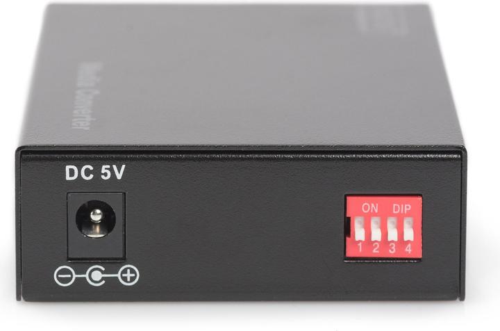 Produktbild Digitus Gigabit Medienkonverter 10/100/1000Base-TX zu 1000Base-SX Inkl Netzteil SC Buchse duplex multimod...