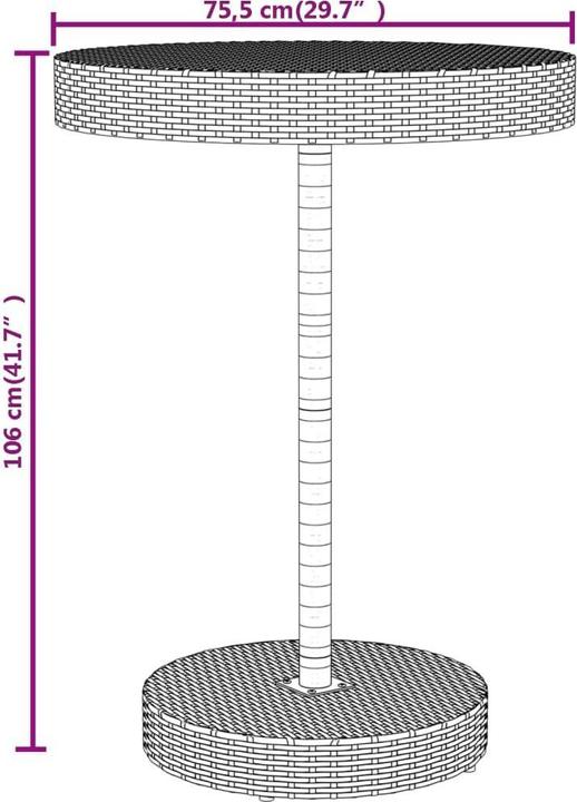 Produktbild VidaXL Endrik (75.50 cm)