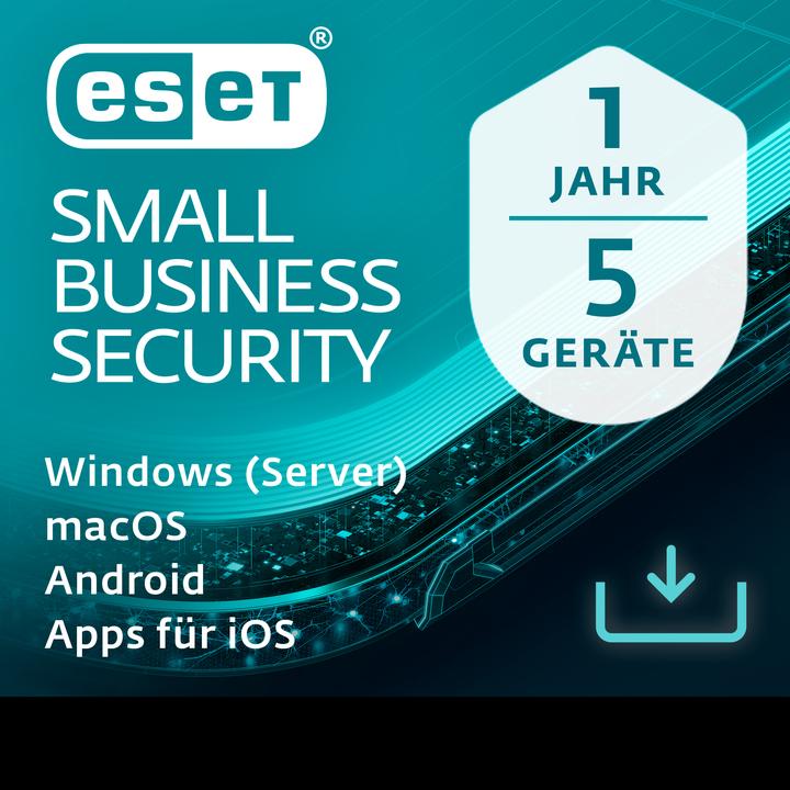 Actual product image ESET Small Business Security 5U 1Y Download Code (1 User, 5 Devices/Users, 12 months)