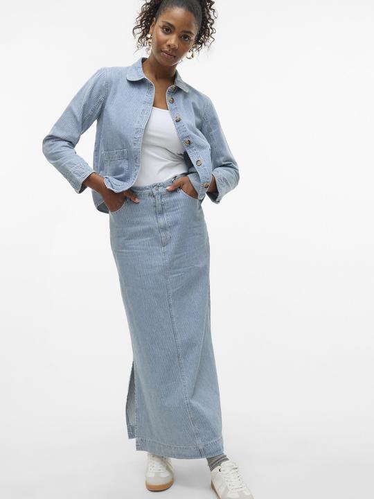 Produktbild Vero Moda VMBIRKLEY Mittlere Taille Langer Rock Jeansrock (XS)