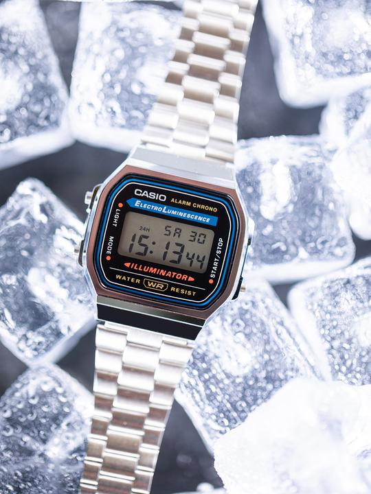 Actual product image Casio Vintage A168wa-1yes (Digital watch, 35 mm)