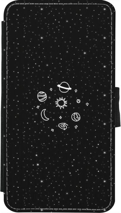 Actual product image PhoneLook Coque Wallet noir Space Doodle (Apple iPhone X)