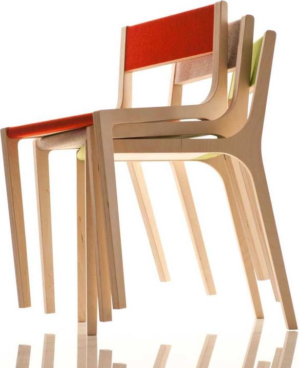 Actual product image Sirch Sibis children's chair Slawomir red felt (Children sofa)