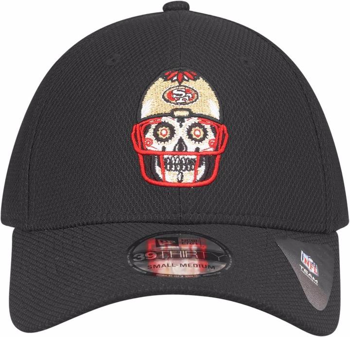 Actual product image New Era 39Thirty Stretchfit Diamond NFL Sugar Skull (XL)