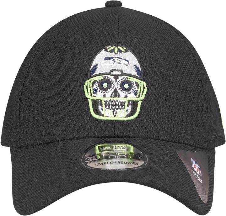 Produktbild New Era 39Thirty Stretchfit Diamond NFL Sugar Skull (XL)