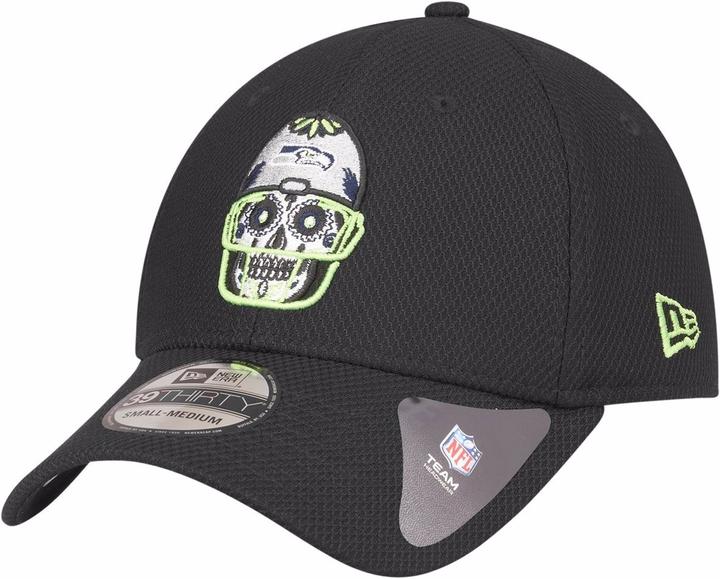 Image du produit New Era 39Thirty Stretchfit Diamond NFL Sugar Skull (XS)