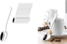 Actual product image Esmeyer Espresso spoon Sylvia 12 pieces stainless steel (12 Piece, Scoops)