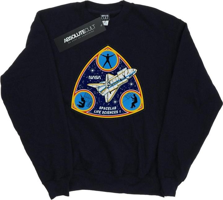 Actual product image Nasa Womens/Ladies Classic Spacelab Life Science Sweatshirt (L)
