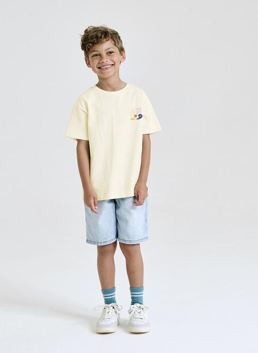 Actual product image Vertbaudet Jungen T-Shirt mit XL-Print hinten und Recycling-Baumwolle (110)