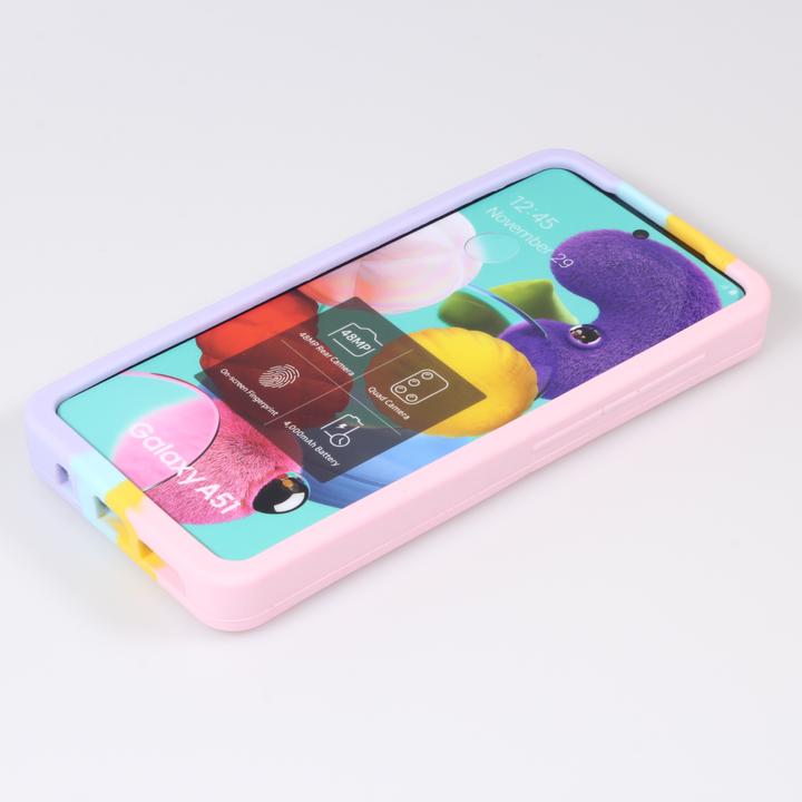 Produktbild PhoneLook Hülle Silikon Luftblasen Anti-Stress Regenbogen (Samsung Galaxy A51)
