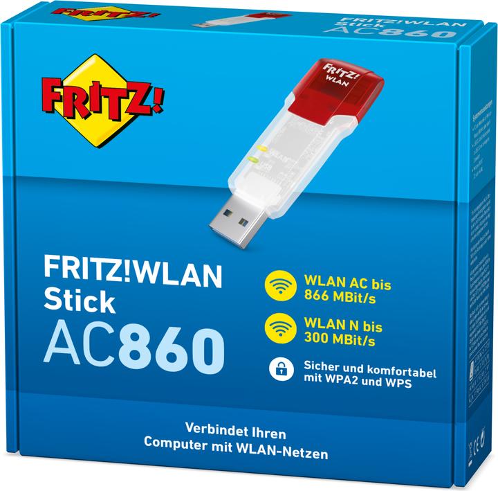 Produktbild AVM FRITZ!WLAN Stick AC 860 (USB)