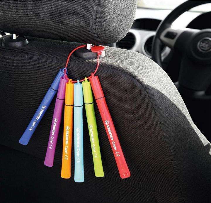 Image du produit STABILO Crayon-feutre Cappi avec bague de capuchon (Trié, 12 x)