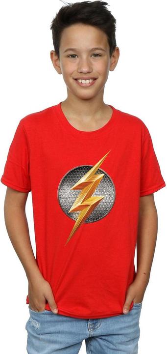 Image du produit - T-shirt JUSTICE LEAGUE MOVIE FLASH EMBLEM - Garçon (152, 158)