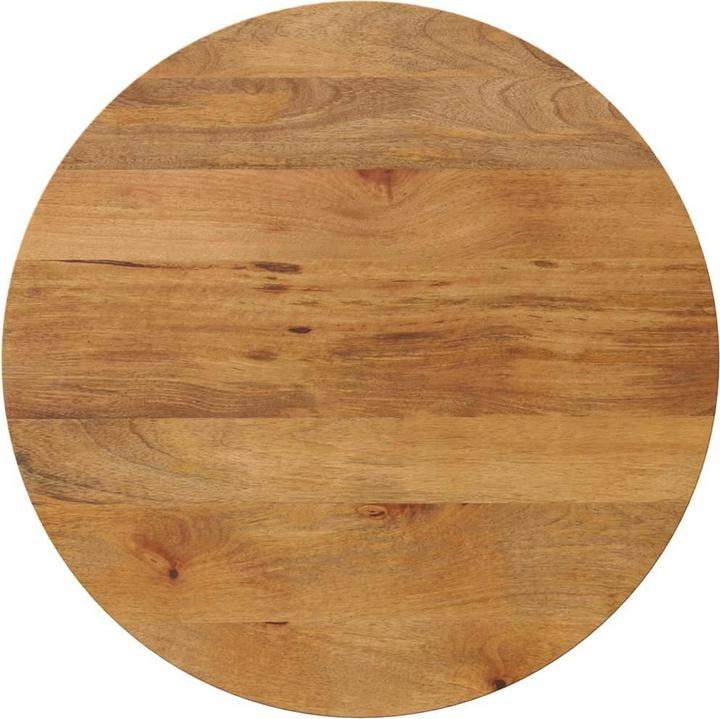 Produktbild VidaXL Tischplatte Holzplatte Massivholzplatte Ø 80x2,5cm Rund Massivholz Mango (80 x 2,5 cm)
