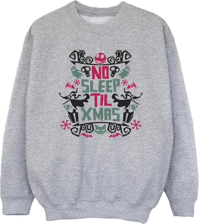 Image du produit Disney - Sweat THE NIGHTMARE BEFORE CHRISTMAS NO SLEEP TIL XMAS - Fille (152, 158)