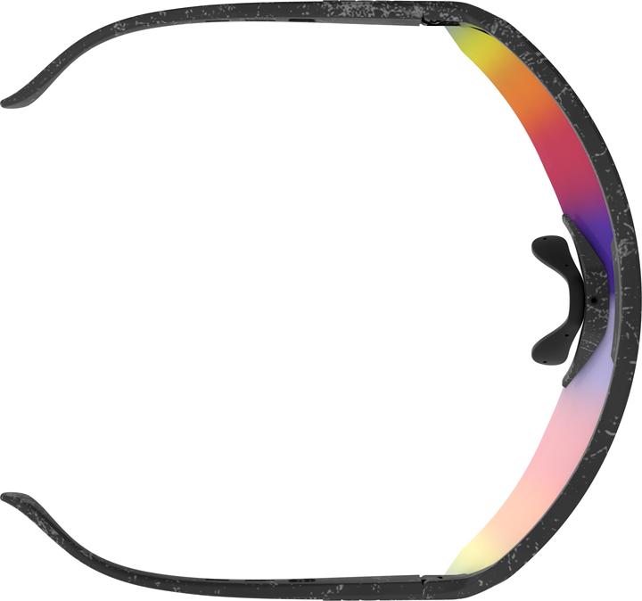 Actual product image Scott Sports Sport Shield Sports Glasses (Marble Black, Teal chrome)