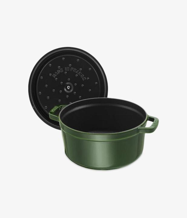 Immagine prodotto Staub Tostapane verde (28 cm, Pirofila + casseruola, Ghisa)