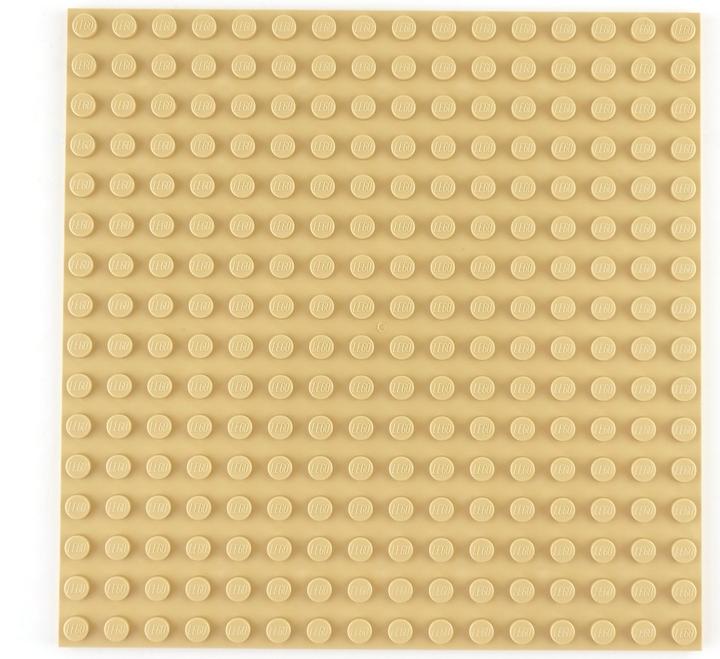 Produktbild LEGO 16x16 Bauplatte Beige - 2 Stück - Tan 91405 NEU (91405, LEGO Zubehör)