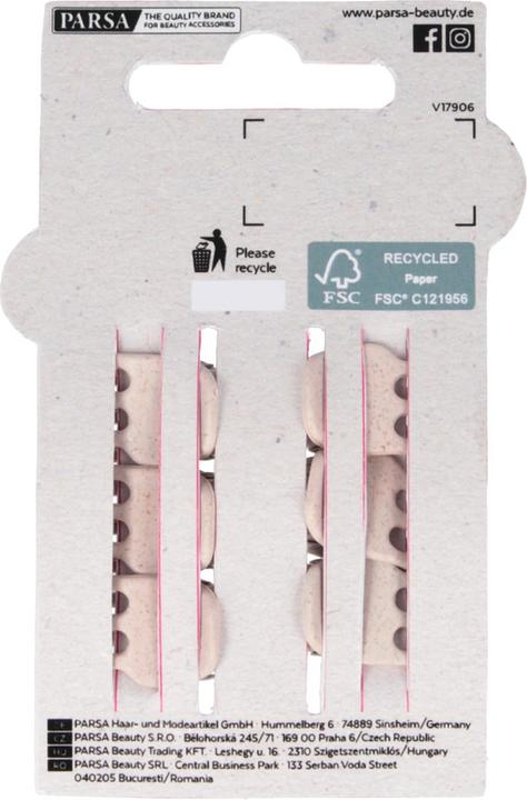 Immagine prodotto Parsa Beauty PARSA Nature Love Fermaglio per capelli, rosa Small, 6 pezzi, in paglia di grano (6 pz.)