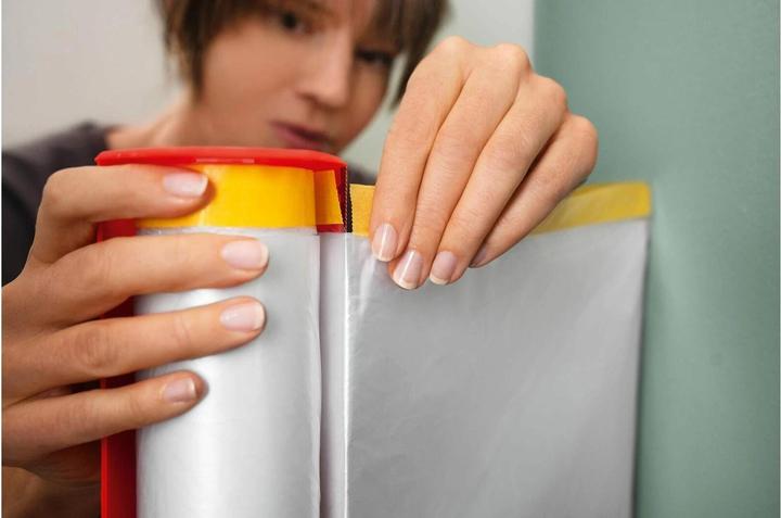 Actual product image tesa EASY COVER Perfect+ masking film incl. dispenser (1400 mm)