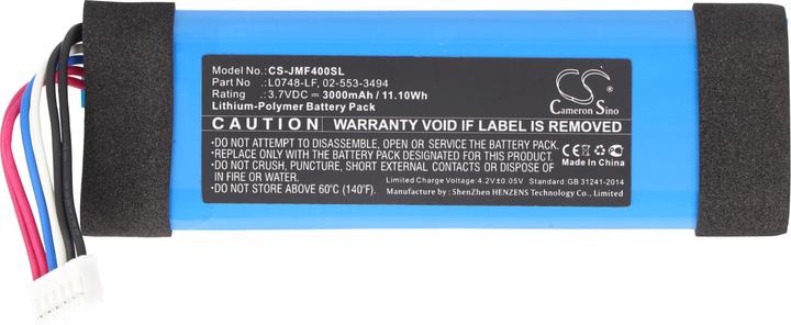 Produktbild AccuCell Akku JBL Flip Essential 0748-LF, 02-553-3494
