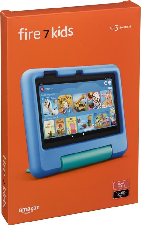 Actual product image Amazon Fire 7 Kids (2022) incl. cover (7", 16 GB, Red)