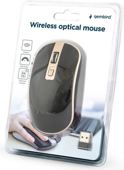 Image du produit Gembird MUSW-4B-06-BG Wireless mouse (Sans fil)