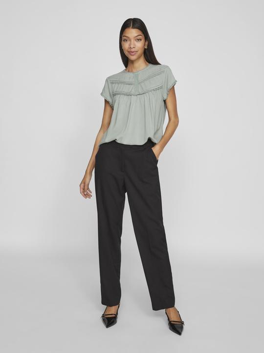 Actual product image Vila Detailed top with short sleeves (34)