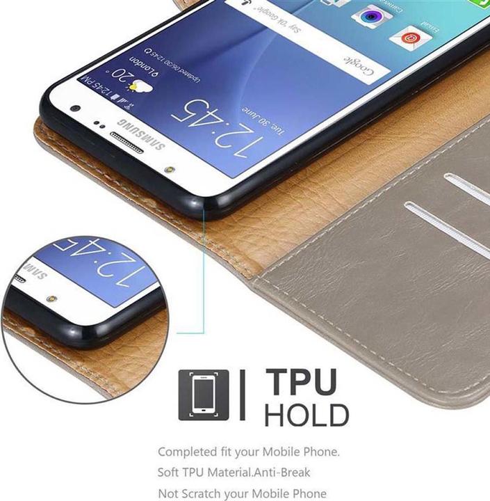 Actual product image Cadorabo Book Luxury Cover (Samsung Galaxy J7)