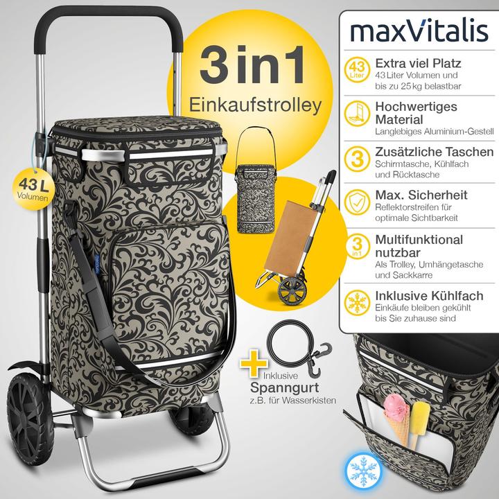 Image du produit MaxVitalis Chariot à provisions Premium