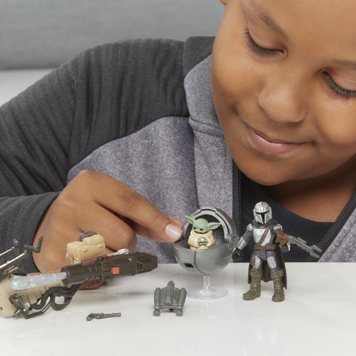 Produktbild Hasbro Star Wars Mission Fleet- Der Mandalorianer Kind Duell um das Kopfgeld