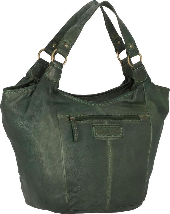 Actual product image Greenland Nature Femi & Nine leather shoulder bag 38 cm