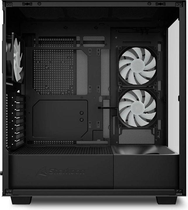 Produktbild Sharkoon Rebel C60 RGB ATX Black (ATX, mATX, Mini-ITX)
