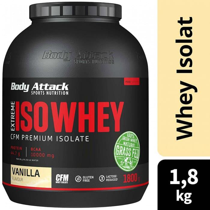 Image du produit Body Attack Extreme Iso Whey Professional (boîte de 1800g) (Chocolat, 1 pcs, 1800 g)