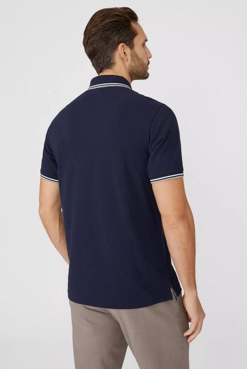 Produktbild Universal Textiles Poloshirt Mit kontrastfarbenen Streifen (S)