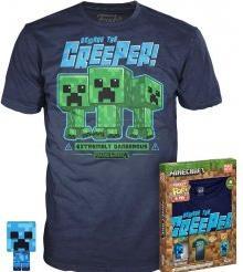 Produktbild Funko MINECRAFT - Pocket POP N° xx - Charged Creeper + T-shirt (L)