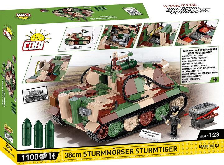 Produktbild Cobi Historical Collection World War II 2585 Sturmmorser Tiger