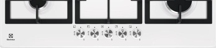 Produktbild Electrolux KGS9536W Weisser Einbau-Gasherd (87 cm) 5 Herd(e)