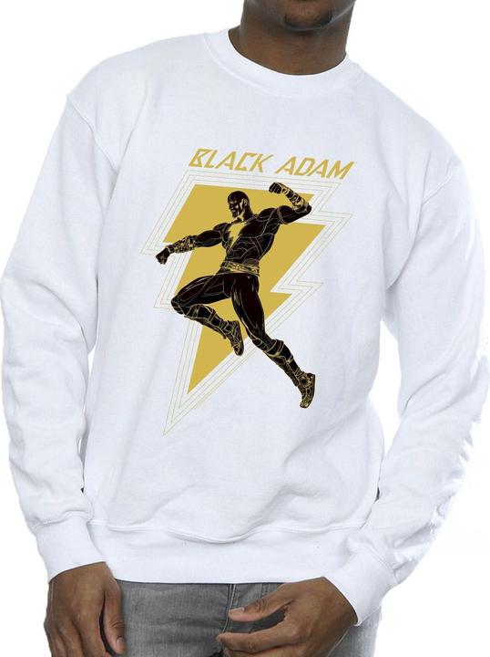 Produktbild Schwarz Adam Golden Bolt Brust Baumwolle Sweatshirt (M)