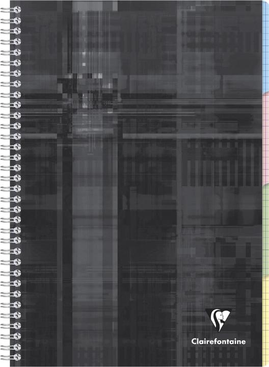 Immagine prodotto Clairefontaine Quaderno a spirale con indice (A4, Quadretti, Copertina rigida)
