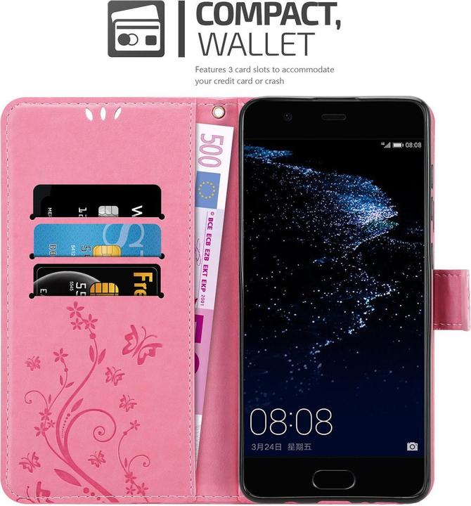Productafbeelding Cadorabo Bloemen Boekomslag (Huawei P10 Plus)