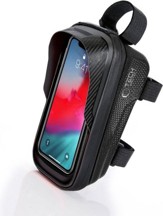 Actual product image Tech-Protect V2 bicycle bag with space for a 1l phone - black