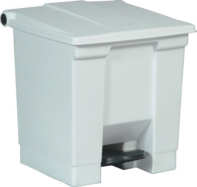 Actual product image Vepa Bins Industrial pedal bin, capacity 30 l, white. (30 l)