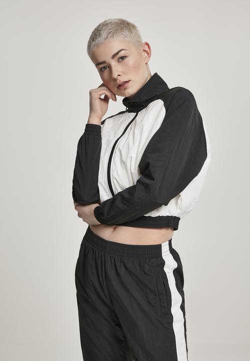 Actual product image Urban Classics Ladies Short Raglan Crinkle Batwing Jacket (L)
