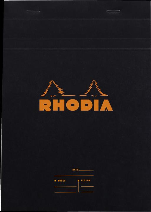 Produktbild Rhodia Blöcke geheftet 80g Basics (A5, Speziallineatur, Harter Einband)