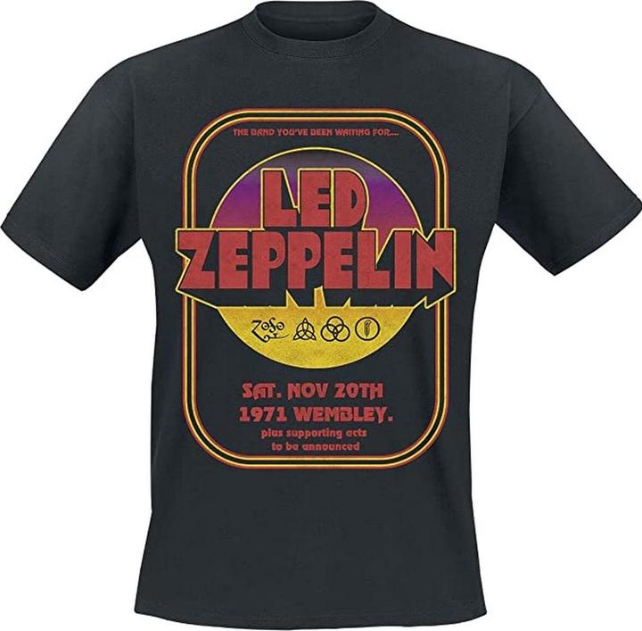 Immagine prodotto Led Zeppelin Maglietta Adulti 1971 Wembley (S)